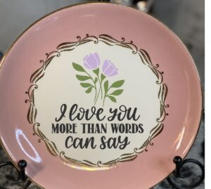 Decorative Antique Display 6.5" Laughlin International Plate