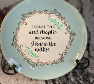 Decorative Lifetime China Co. 7" Antique Display Plate