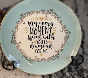 Decorative Lifetime China Co. 7" Antique Display Plate