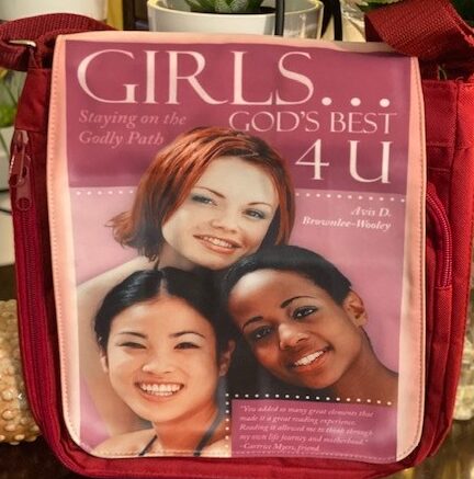Red iPad Bag with Printed GIRLS...God's Best 4 U Image